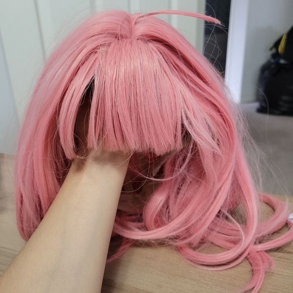 Spy X Family Anya Cosplay Costume Set w/ Wig Dress Horns - Picture 3 of 8